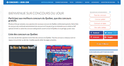 Desktop Screenshot of concoursdujour.com